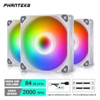 ราคา Phanteks M25 PWM D-RGB, 3 Pack - 120mm 140mm Black / White PACK 3 120MM WHITE (12015207)