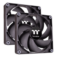 ราคา Thermaltake CT120 CT 140 PC Cooling Fan (2-Fan Pack) 2000RPM - Black CT-120 Black (12015214)