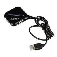 ราคา JL Online 4-port usb2.0 hub 4-port usb hub com placa de rede disco rígido para win7 win8 iso สีดำ (12103564)