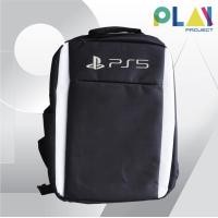 ราคา Play Project กระเป๋าสะพาย สีดำคาดขาว ลายโลโก้ PS5 Playstation 5 normal (12164858)