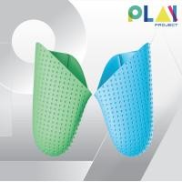 ราคา Play Project ขาจับกันลื่น สำหรับ จอยโปร Replacement Controller Grip for Nintendo Switch Joy Controller Pro เขียว-ฟ้า (12165806)