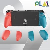 ราคา Play Project เคสกันกระแทกพร้อมกระเป๋า Neo Grip Case Nintendo Switch Neon-Clear GripCase (12197936)
