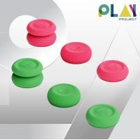 ราคา Play Project ซิลิโคน จุกยาง Skull & Co. Thump Grips สำหรับ จอย PS5/PS4/Xbox/จอย Pro Pink - Green (12272804)