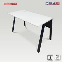 ราคา OKAMURA โต๊ะทำงาน รุ่น VD-A Desk 1 หน้าtopโต๊ะลายไม้โครงสร้างเหล็ก สีไม้วอลนัท ขาสีดำ สีขาว (10178746)