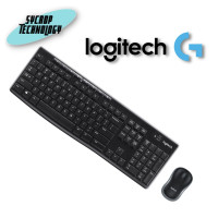 ราคา Logitech Wireless Combo MK270R (920-006315) เมาส์&คีย์บอร์ด ของแท้ ดำ (12159383)