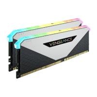 ราคา Corsair Ram PC DDR4 16GB-32GB/3200MHz CL16 Vengeance RGB RT (White) by Banana IT 16GB (2x8GB) (12189565)
