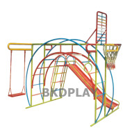 ราคา Bkdplay ชิงช้า สไลเดอร์ บาร์โหน ปีนป่ายโค้งเครื่องเล่นสนามกลางแจ้ง playground (12192897)