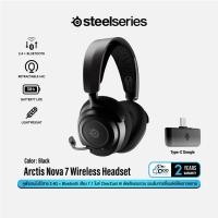 ราคา Steelseries Arctis Nova 7 / 7P / 7X Wireless Gaming Headset หูฟังเกมมิ่งไร้สาย รองรับ PC, PS, XBOX #Qoomart PC - Black (12382199)