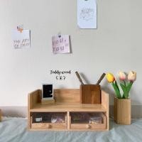 ราคา Teddywood ชั้นวางของ ชั้นวางเครื่องสำอาง ไม้จริง สีธรรมชาติ (10524187)