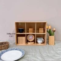 ราคา teddywood ชั้นวางของ ชั้นไม้ ชั้นติดผนัง ไม้ยางพารา (10681482)