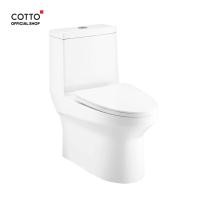 ราคา COTTO สุขภัณฑ์ชิ้นเดียว รุ่น เวิร์ธ C11000 3/4.8L สีขาว/เซรามิค Modern (10134626)