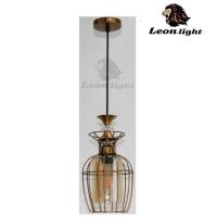 ราคา Leon Light โคมไฟ Loft ลอฟท์ สไตล์วินเทจ BT002/1-AG 17x31 cm. สีทองเหลือง (10553643)