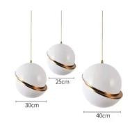 ราคา Hanging Lamp PD-008-250 White Acrylic & Gold D250 mm (10710700)