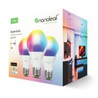 ราคา Nanoleaf หลอดไฟ E27 RGB Smart Light Bulbs Matter ควบคุมผ่านมือถือ/คอม ผ่าน App 3 Pack NF080B02-3A19 (12589770)
