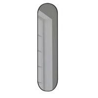 ราคา FOCCO SHARON LONG กระจกไฟทรงวงรี (สีดำ) 150 x 40 ซม. M0057 (12610184)