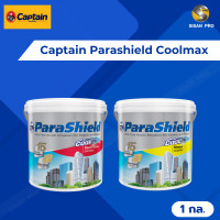 ราคา Captain Parashield Coolmax Exterior สีน้ำพาราชิลด์ คูลแม็กซ์ สีทาภายนอก เบส A สีขาว ชนิดกึ่งเงา/เนียน ขนาด 1 กล. กึ่งเงา (12050623)