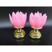 ราคา BEECOMSHOP ไฟเชิงเทียนจำลอง หลอดไฟ Led ทรงดอกบัว ไฟLED TEA LIGHT CANDLES ไฟเชิงเทียนจำลองเสียบไฟDC5V ฃมพู (12021377)