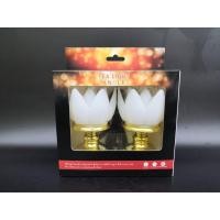 ราคา BEECOMSHOP ไฟเชิงเทียนจำลอง หลอดไฟ Led ทรงดอกบัว ไฟLED TEA LIGHT CANDLES ไฟเชิงเทียนจำลองเสียบไฟDC5V ขาว (12021378)