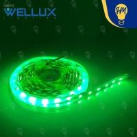 ราคา Wellux ไฟริบบิ้น LED Strip 12V 5050 (5 เมตร) ไฟเส้น Strip LED เขียว Green (12112802)