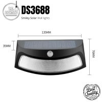 ราคา tc โคมไฟติดกำแพงโซล่าเซลล์ โคมไฟ ไฟกำแพงโซล่าเซลล์ รุ่น ds3688 smiley solar wall lights คุณภาพดี ทนทาน (12321538)