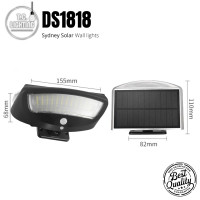 ราคา tc โคมไฟติดกำแพงโซล่าเซลล์ โคมไฟเซนเซอร์ ไฟกำแพงโซล่าเซลล์ รุ่น ds1818 sydney solar wall lights คุณภาพดี ทนทาน (12320851)