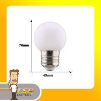 ราคา TSP หลอดปิงปอง 3W LED ขั้ว E27 หลอดขุ่น หลากหลายสี แสงวอร์ม (12351141)