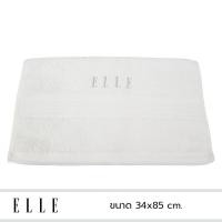 ราคา ELLE Towel ผ้าเช็ดผม COTTON & SPUN POLYESTER ขนาด 34x85 cm TEC053 สีขาว 34x85 cm (10909022)