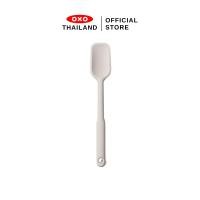 ราคา OXO ไม้พายซิลิโคน ทรงช้อนกลม สีข้าวโอ๊ต l OXO Silicone Spoon Spatula Oat (12210052)