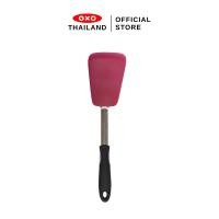 ราคา OXO ตะหลิวซิลิโคน สีชมพู | OXO GG Silicone Flexible Turner Pink (12208986)