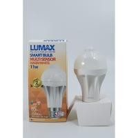 ราคา All_equipment หลอดไฟ LED (E27) 9W พร้อมเซนเซอร์จับความเคลื่อนไหว Motion Sensor (warm white) (Lumax) Normal (12278261)