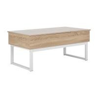 ราคา INDEX LIVING MALL โต๊ะกลาง รุ่นทรานฟอร์ม ขนาด 110 ซม. สีธรรมชาติ/ขาว (12493396)