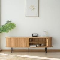 ราคา Kyotohaus ตู้เก็บของบานเลื่อน ตู้วางทีวีไม้สไตล์โฮมสเตย์ 200x45x58 cm ไม้โอ้ค (นำเข้า) (10558139)