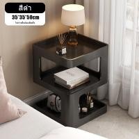 ราคา LUXU DECOR - โต๊ะข้างเตียง โต๊ะข้างโซฟา โต๊ะกลาง โต๊ะวางของ สีดำ (12516794)