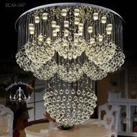 ราคา Bangkok Chandelier โคมไฟเพดาน โคมไฟคริสตัลห้องนั่งเล่นทรงกลม โคมระย้าคริสตัล สไตล์โมเดิร์นนมินิมอลหรูหรา BCAA-047 BCAA-047-150*150CM (10925371)