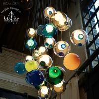 ราคา Bangkok Chandelier โคมไฟแชนเดอเลียร์ โคมระย้าลูกบอลแก้ว สีสันสดใส โดดเด่น มีสไตล์ BCAA-087 BCAA-087-19ดวง (10932537)