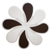 ราคา Blite โคมไฟติดเพดาน LED 057/486 ดอกไม้ ขนาด 50 ซม. สีขาวน้ำตาลเข้ม สไตล์โมเดิร์น (10925843)