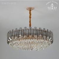 ราคา Bangkok Chandelier โคมไฟแชนเดอเลียร์ โคมไฟคริสตัล ทรงกลม สีเทาควันบุหรี่ คริสตัลแท้ เล่นไฟสวย BCAA-074 BCAA-074-60*22 (10930359)