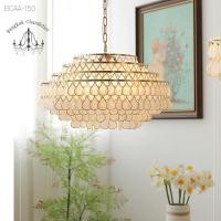 ราคา Bangkok Chandelier โคมไฟแชนเดอเลียร์ แชนเดอเรียเปลือกหอย ทรงกลม เหมาะสำหรับโต๊ะทานข้าว ห้องรับแขก BCAA-150 BCAA-150-70*36CM (10945379)