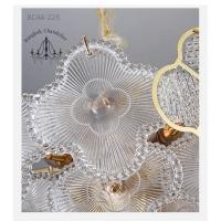 ราคา Bangkok Chandelier โคมระย้าแก้วคริสตัลรูปดอกไม้ โคมไฟแชนเดอเลียร์ แชนเดอเรีย โป๊ะแก้วสวยงาม โรแมนติก BCAA-228 BCAA-228-80*42CM (10960180)