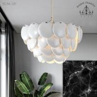 ราคา Bangkok Chandelier โคมระย้าเซรามิกส์เปลือกหอย โคมไฟแชนเดอเลียร์ แชนเดอเรียเรียบง่าย สไตล์นอร์ดิก BCAA-381 BCAA-381-57*28CM (10972601)