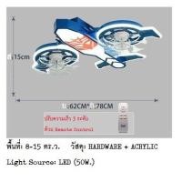 ราคา INTERY โคมไฟพัดลมเครื่องบิน CT169A109 SOTMIA 05 (10979902)
