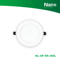 ราคา NANO LED Slim Panel Downlight โคมไฟดาวน์ไลท์ฝังฝ้าแบบวงกลม (9W, 15W) (1 ชิ้น/กล่อง) รุ่น NL-SP-RR-WDL 15W NL-SP-RR-15WDL (12092427)