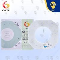 ราคา GATA แผงไฟ LED 18w.,24w แสงขาว หลอดไฟนีออนกลม แสงขาว 18w (12113045)
