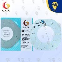 ราคา GATA แผงไฟ LED 18w.,24w แสงขาว หลอดไฟนีออนกลม 24w แสงขาว (12113046)