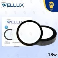 ราคา Wellux โคมไฟดาวน์ไลท์ติดลอย LED 12w. 18w. 24w. ขอบดำ แสงขาว/แสงวอร์ม ดาวน์ไลท์ LED Panel Light แสงขาว 18w (12112847)
