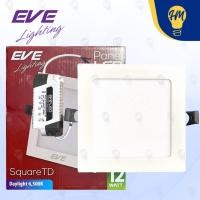 ราคา EVE Panel ดาวน์ไลท์ LED 6w. 9w. 12w. 18w. 24w. สี่เหลี่ยม แสงขาว/วอร์ม รุ่น TD โคมฝังฝ้า ดาวน์ไลท์ Panel LED Downlight 12w แสงขาว (12112819)