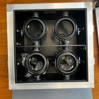 ราคา ILLUSPACE โคมไฟ โคมไฟดาวน์ไลท์ (Downlight) โคมไฟฝังฝ้า โคมไฟติดฝ้า โคมไฟสี่หลอดในโคมเดียว หลอดMR16 แบรนด์Illuspace โคมไฟสวยงาม FL0201 (12176855)