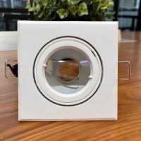 ราคา ILLUSPACE โคมไฟดาวน์ไลท์ (Downlight) โคมไฟฝังฝ้า โคมไฟติดฝ้า โคมไฟสี่เหลี่ยม โคมไฟสีขาว โคมไฟใช้หลอดMR16 หลอดMR16 ขั้วหล SG0080 (12176858)