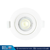 ราคา RACER โคมดาวน์ไลท์ LEDAdjustable Downlight 5W Round Type DL,WW 5W Daylight (12260130)