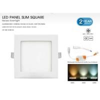 ราคา LIGHTTRIO LED SLIM PANEL โคมไฟดาวน์ไลท์สี่เหลี่ยมฝังฝ้า 12W รุ่น DL-PN412E/30/LTO [พร้อมส่งจากไทย] (12417173)